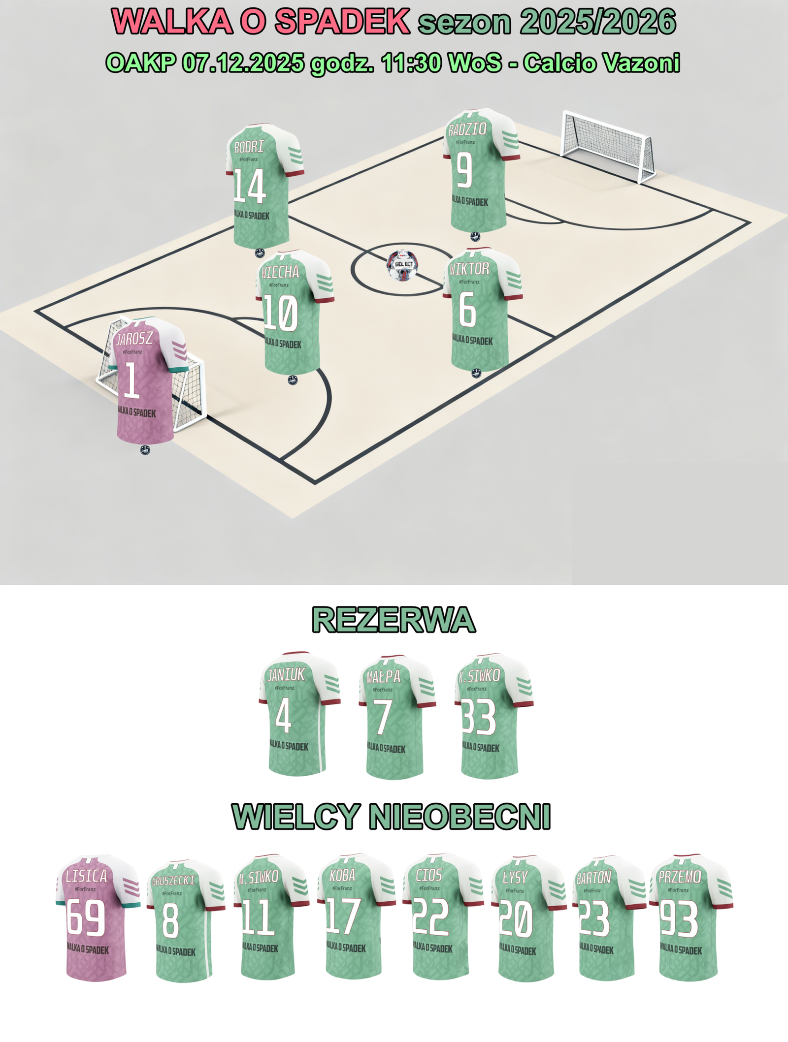 Mecz 2 kolejka OAKP WoS Calcio Vazoni